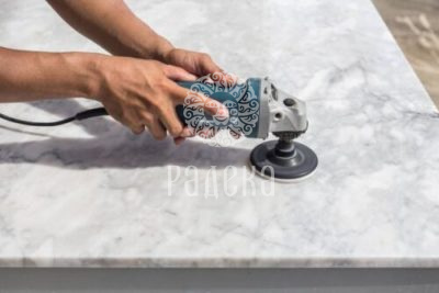 MARBLE POLISHING. FINISHING THE SURFACE OF THE STONE