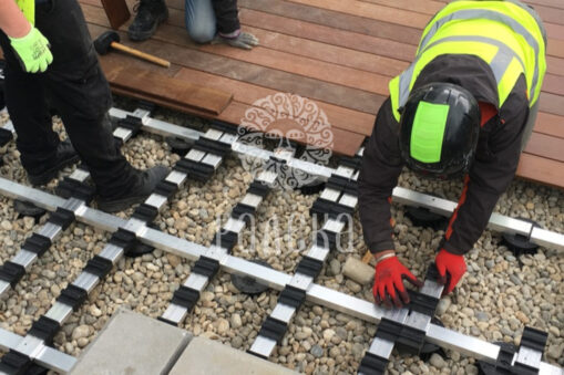 APPLICATION AND REPAIR OF OPERATED FLAT ROOF