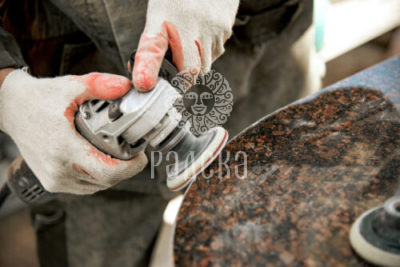 POLISHING OF NATURAL STONE AS ONE OF THE STAGES OF FINISHING PROCESS
